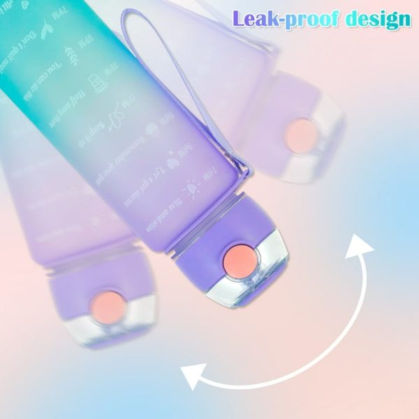 Sports Water Bottles Pack of 3